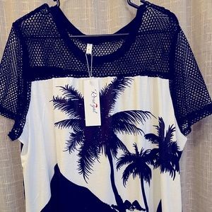 NWT Rosegal tropical top